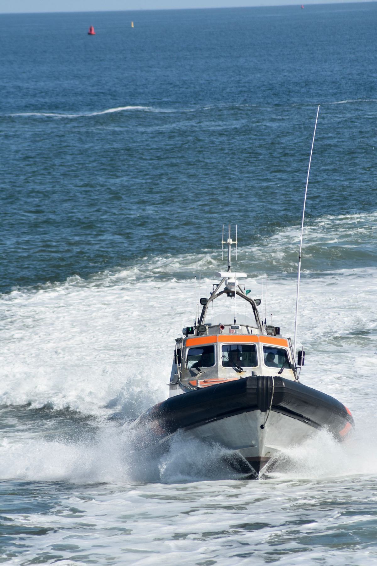 Coastal response craft at sea